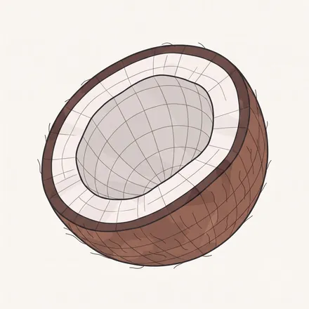 Technical ingredient study of a coconut