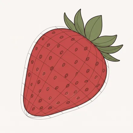 Technical ingredient study representing natural strawberry flavor