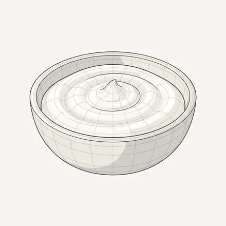 Technical ingredient study representing artificial yogurt flavor